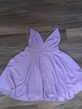 Lulu's Lavender Spaghetti Strap Dress